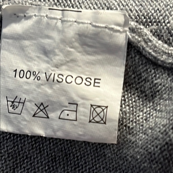 Belldini Cardigan Open Draped Front Light Gray Women's Sz M - Picture 7 of 9